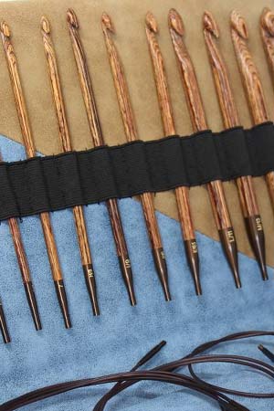 Knitters Pride Tunisian Ginger Crochet interchangeable needle set