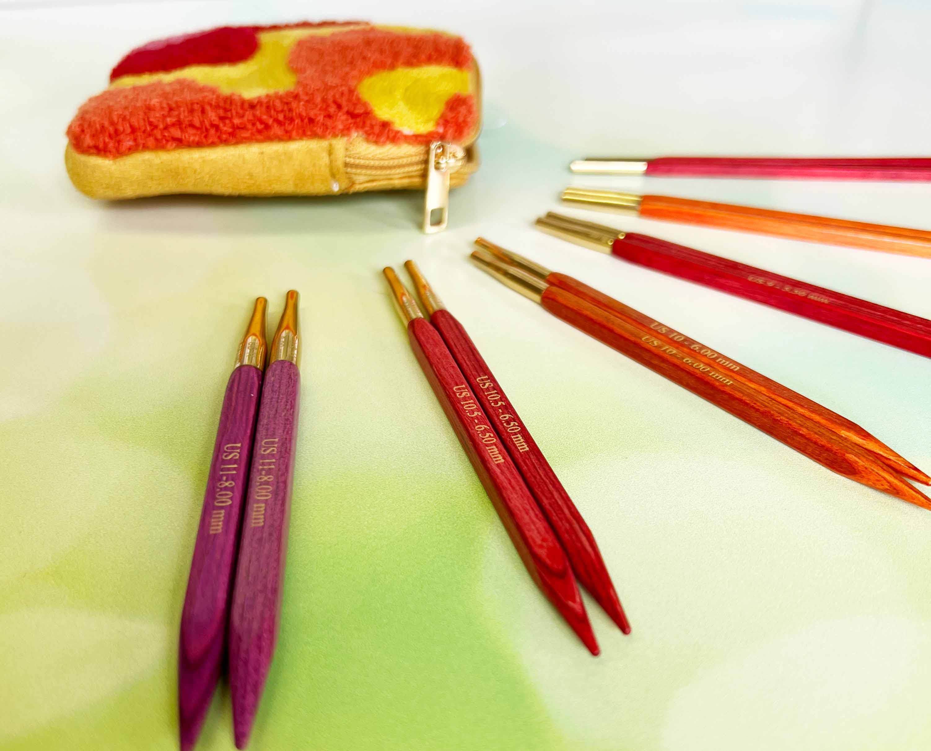 Knitter's Pride Ginger Short Tip Interchangeable Knitting Needle Set 