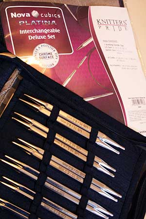 Knitters Pride CUBICS Platina interchangeable needle set