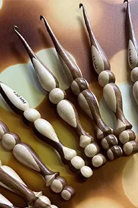 Lalique Crochet Hooks - Rosewood & Maple