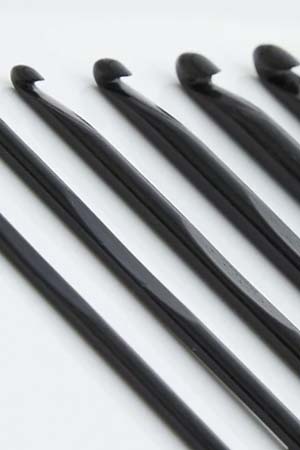 Lantern Moon Ebony Single Ended Crochet Hooks