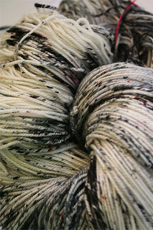 madelinetosh pashmina yarn in Optic