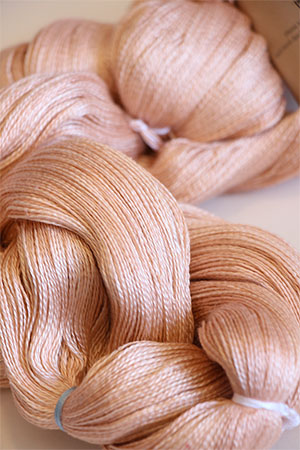 Tosh silk lace yarn by MadelineTosh in Pink Clay