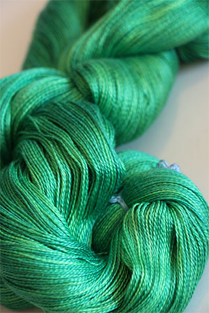Tosh silk lace yarn by MadelineTosh in Seaglass