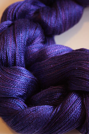 Tosh silk lace yarn by MadelineTosh in Iris