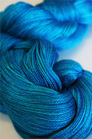Tosh silk lace yarn by MadelineTosh in Blue Nile