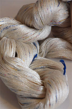 Tosh silk lace yarn by MadelineTosh in Filtered Light