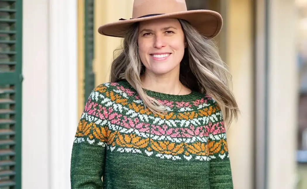 2023 Rhinebeck Giverny Sweater Kit at Fabulous Yarn