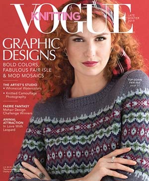 Vogue Knitting Magazine WINTER 2019/20 at Fabulous Yarn