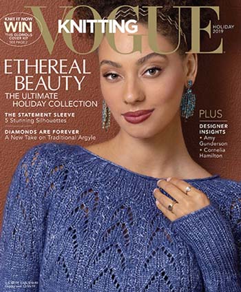 Vogue Knitting Magazine 2019 Holiday at Fabulous Yarn
