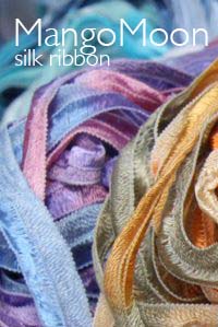 Mango Moon Silk Ribbon