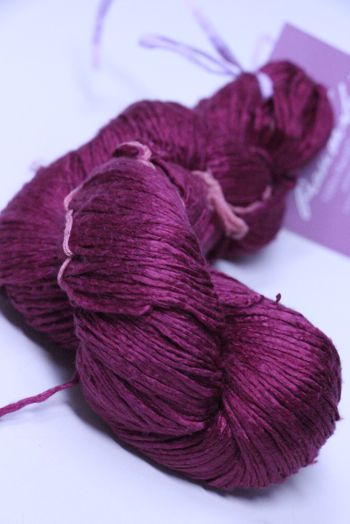 Peau de Soie Silk Yarn in Bordeaux