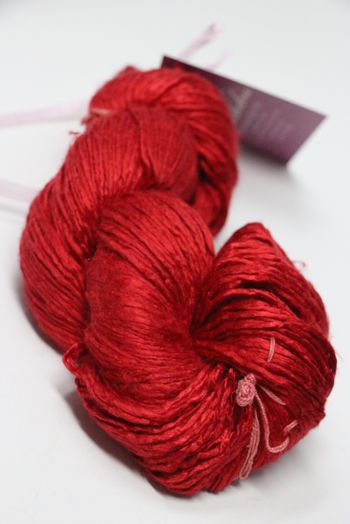 Peau de Soie Silk Yarn in Cardinal