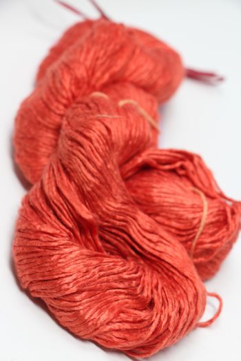 Peau de Soie Silk Yarn in Coral