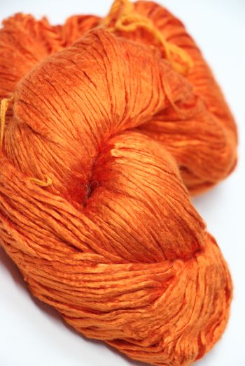 Peau de Soie Silk Yarn in Orange