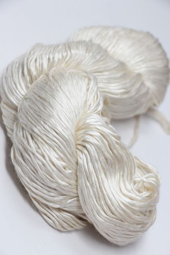 Peau de Soie Silk Yarn in Undyed White