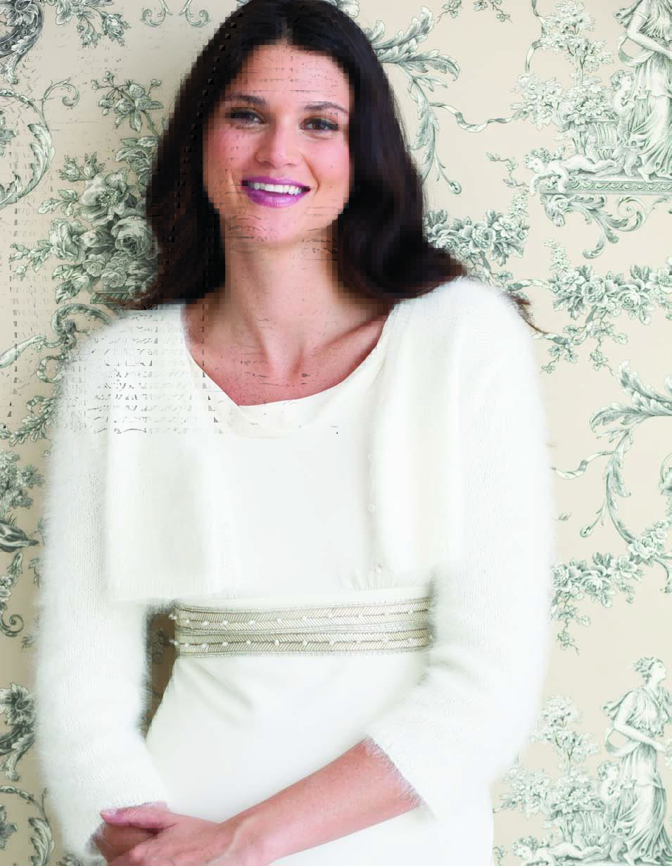 Kate Middleton Angora Cardigan aka Bolero Knit Kit at Fabulous Yarn