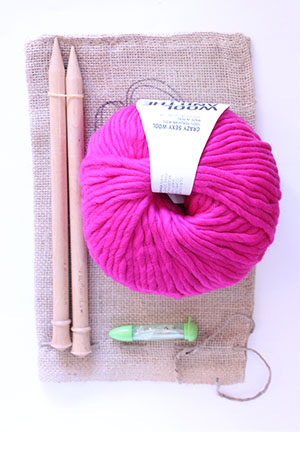 fabulousyarn | pussy hat project kit - Hot punk PINK (CRAZY SEXY WOOL)