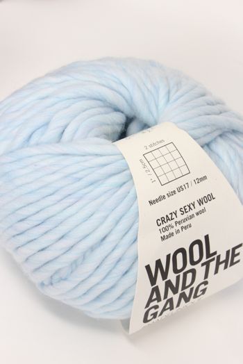 Wool & The Gang Crazy Sexy Wool in Stonewash Blue