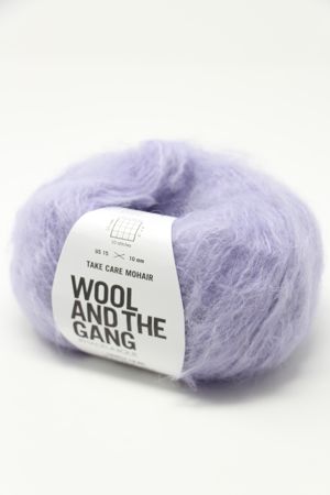 Wool & The Gang Take Care Mohair in Lovely Lilac