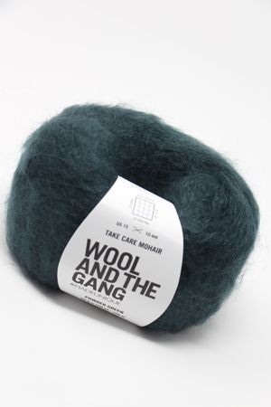 Wool & The Gang Take Care Mohair in Powder Green