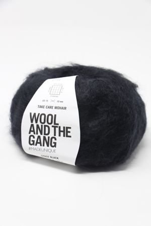 Wool & The Gang Take Care Mohair in Space Black