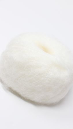 Wool & The Gang Take Care Mohair in Winter White