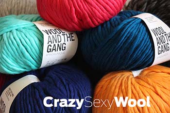 Wool and The Gang Yarns Crazy Sexy Wool Yarn | 100% Peruvian Wool Super Bulky