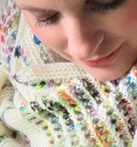 YARN SNOB SPLATTER PAINT SHAWL KNIT KIT