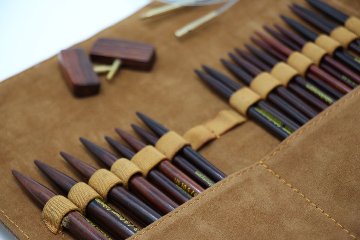 Zen Rosewood Interchangeable Needle Set only at Fabulous Yarn