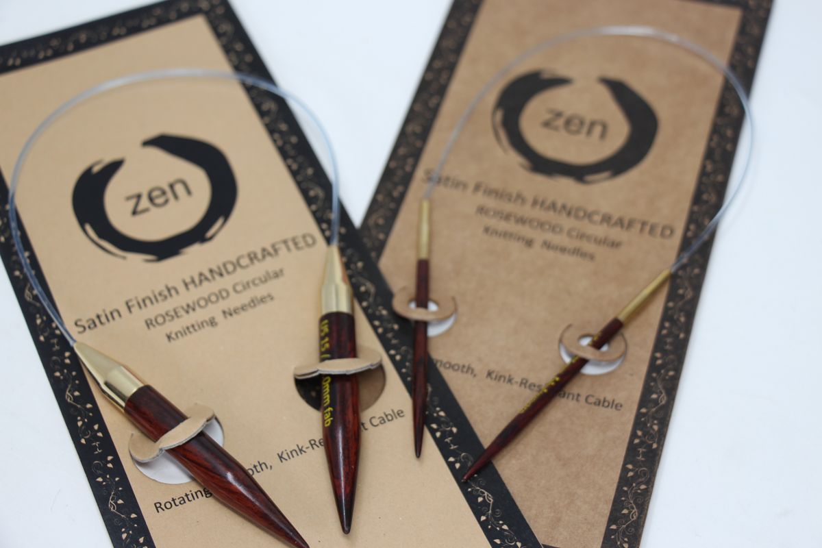 ZEN Rosewood 16 US19 Circular Knitting Needles at Fabulous Yarn