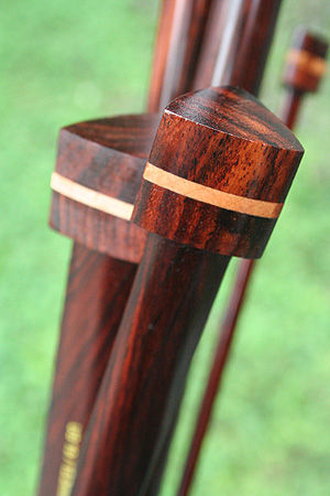 Zen Triangular Needles in Rosewood