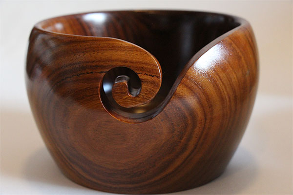 Zen Yarn Bowls handmade in Sheesham and rosewood