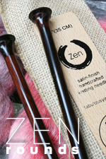 Zen Jumbo Single Point Knitting Needles