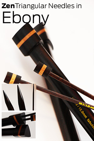 Zen Triangular Knitting Needles