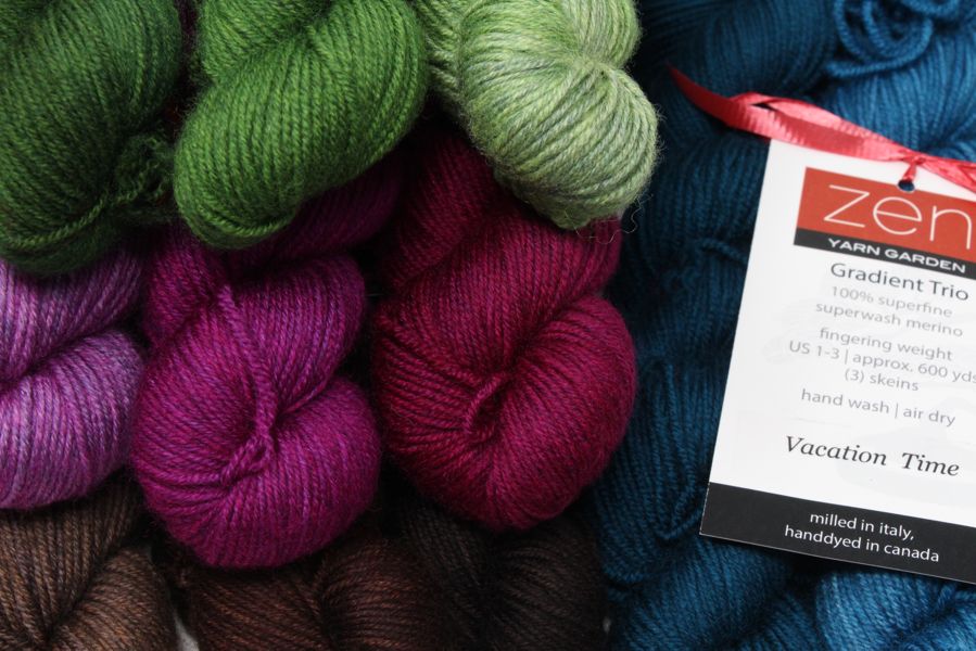 Zen Yarn Garden Gradient Trio kits