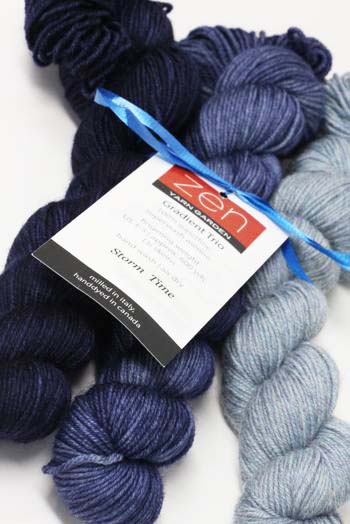 Zen Yarn Garden | Gradient Trio Kit | Storm Time