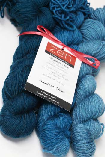 Zen Yarn Garden | Gradient Trio Kit | Vacation Time